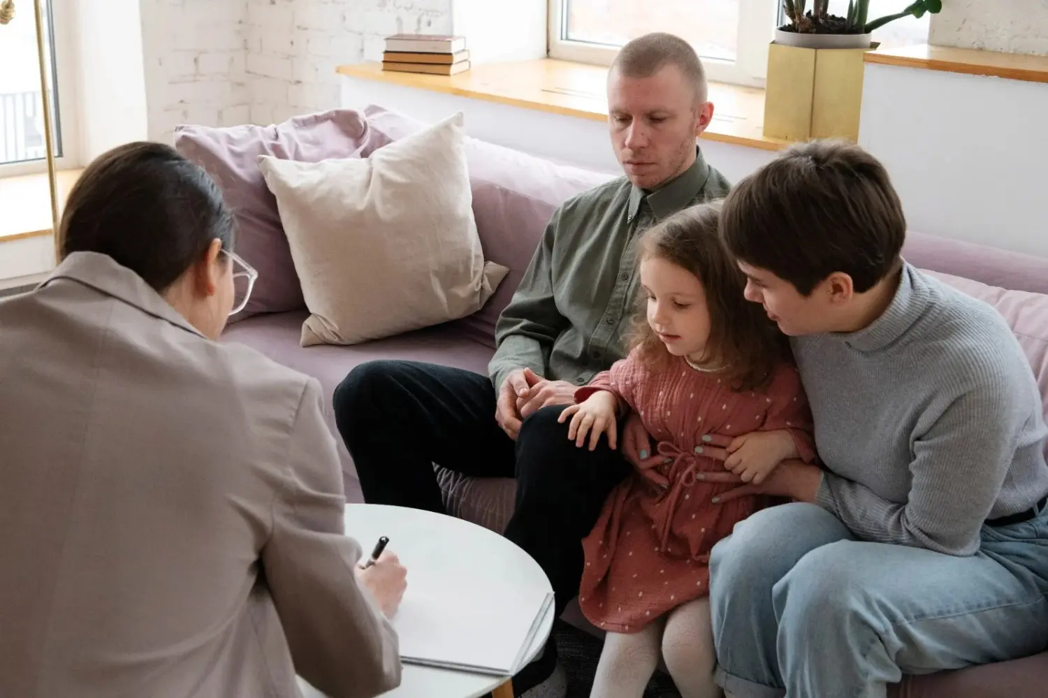 Family counselling session with therapist showing why family therapy matters